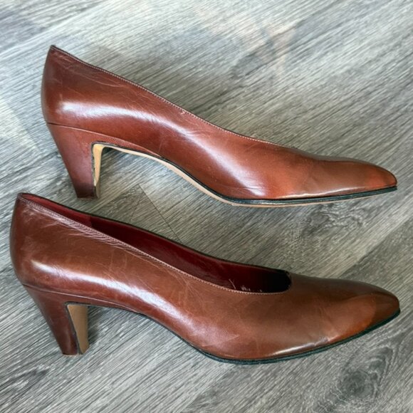 YVES SAINT LAURENT YSL Vintage Classic Pump Women's Heel Dress Shoes, 7.5 - Picture 4 of 8